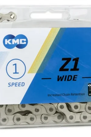 Prijs verlaagd - KMC Ketting single speed Z1 Wide 112 schakels - zilver