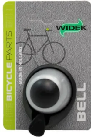 WIDEK Fietsbel Widek Decibell 2 - zilver (op kaart) - Eenvoudig retourneren