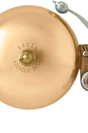 Actie - BASIL Fietsbel "Portland"Messing, koperkleurig Af