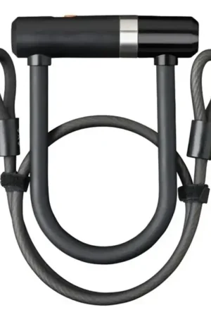 Beste prijs - AXA Beugelslot Axa Newton Mini + kabel 100/8 - zwart