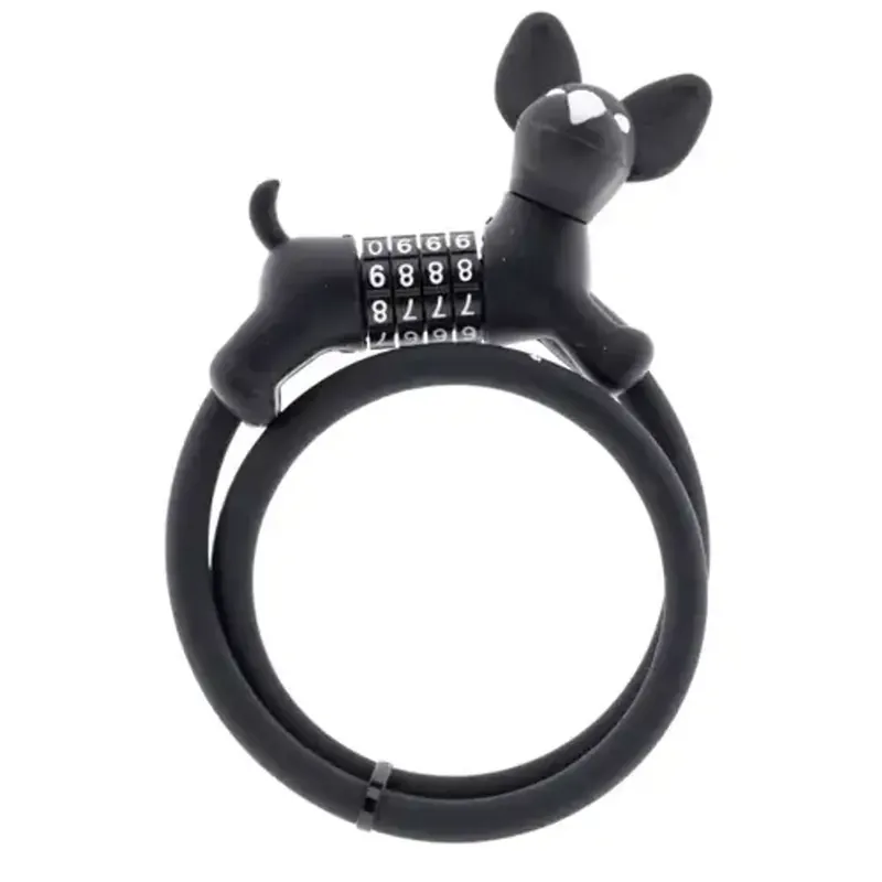 Prijs verlaagd | PEXKIDS kabelslot code Flappie de Waakhond 60cm zwart