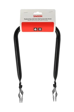 Aanbieding loopt bijna af - SIMSON Rugleuning Simson smal 15-16cm - Zwart