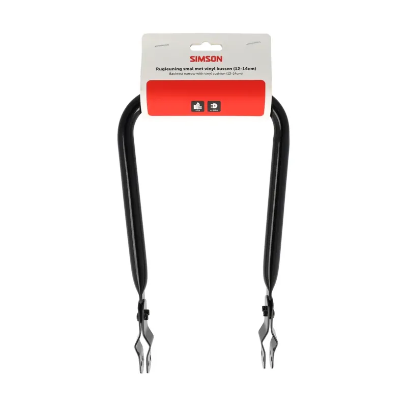 Aanbieding loopt bijna af - SIMSON Rugleuning Simson smal 15-16cm - Zwart