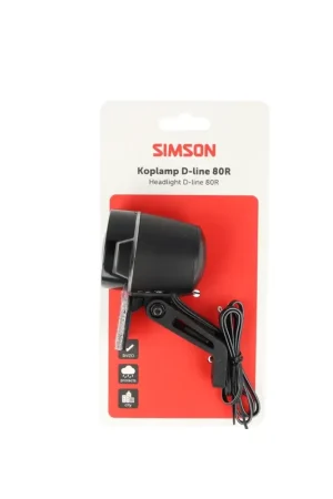 Aanbieding - SIMSON Aurora koplamp D-line 80R