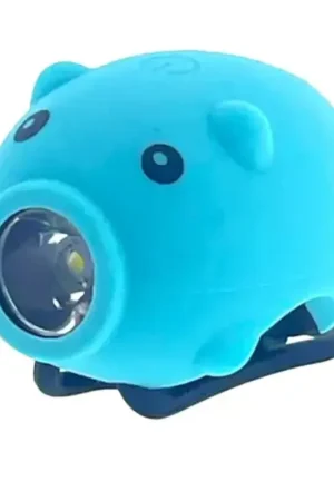 Aanrader - PEXKIDS LED-lamp varken met toeter blauw