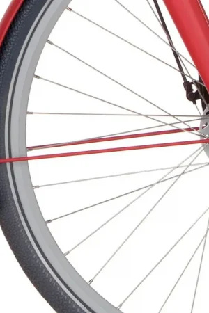 Aanbieding - CORTINA spatbordstang voor 28 Common true red matt