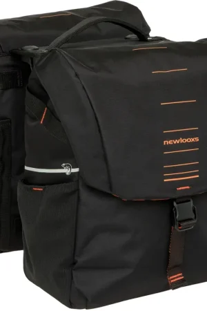 Aanbieding | NEW LOOXS Dubbele tas "Vigo Double"zwart / oranje,