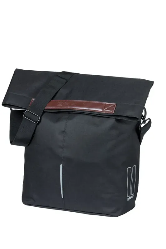 Aanbieding - BASIL CITY FIETSSHOPPER MIK Hooks 14-16L ZWART