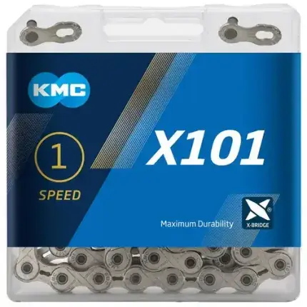 Veilige betaling - KMC ketting X101 1/8 silver 112s