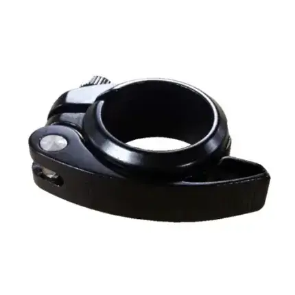 Bespaar meer | MIRAGE zadelpenklem met snelspanner 40.8mm zwart