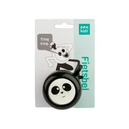Bestseller - PEXKIDS Fietsbel PexKids Panda - zwart/wit