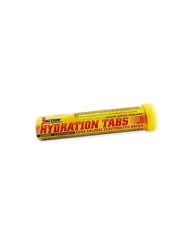 3-ACTION HYDRATION TABS LEMON-GRAPEFRUIT 20 STUKS | Veel voordeel