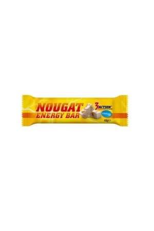 3-ACTION NOUGAT ENERGY BAR 40 gram - Superprijs