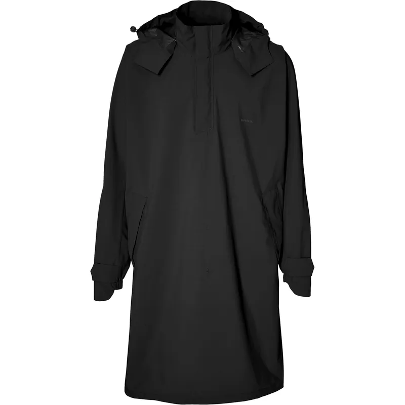 Aanbieding - Basil poncho Mosse unisex Jet Black
